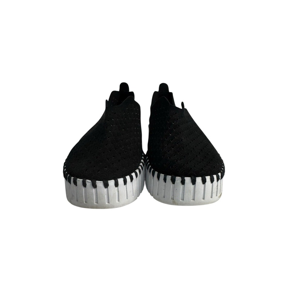 Ilse Jacobsen Hornbaek Women's Tulip 3373 Platform Slip on Sneaker Black Size 37 - Picture 2 of 6